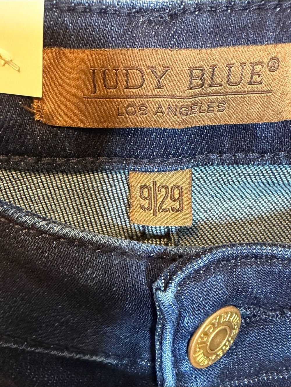 Judy Blue High Rise Straight Leg Utility Jeans Dark Wash 9/29 NWT - Picture 5 of 9